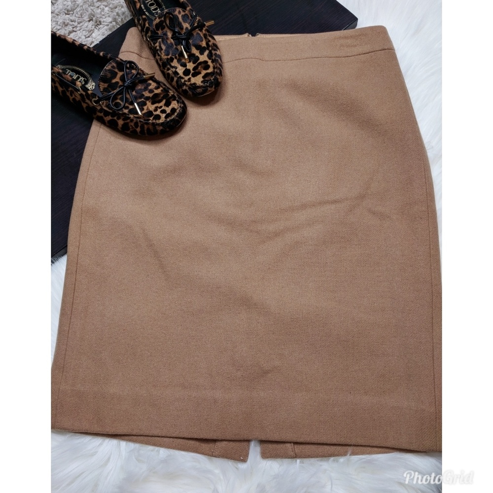 J Crew walnut wool Pencil Skirt #112